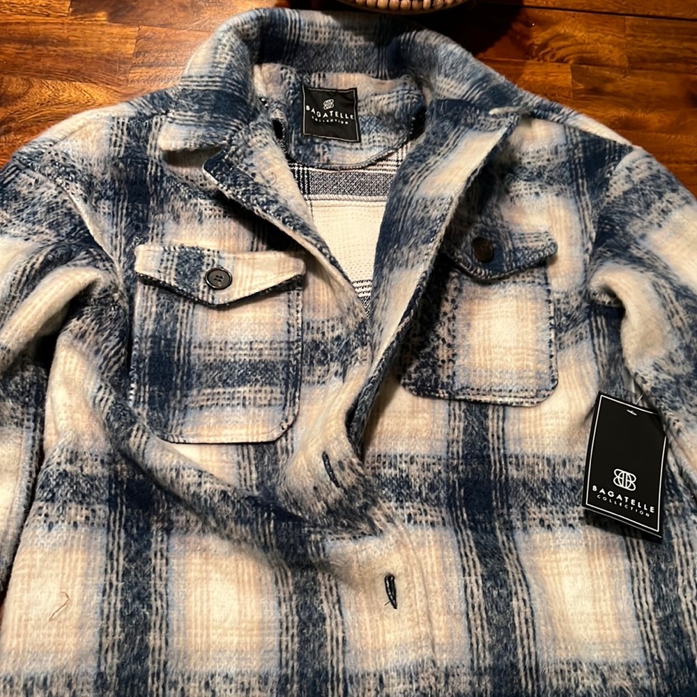 Blue shacket